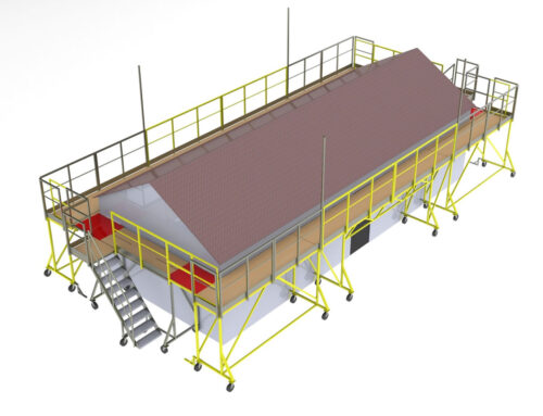 Passerelle accès mobile home